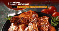 Desktop Screenshot of modernfamilyrestaurant.com
